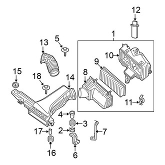 Nissan OE - Engine / Transaxle - Air Intake