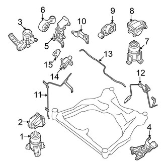 Nissan OE - Engine / Transaxle - Engine & Transmission Mounting