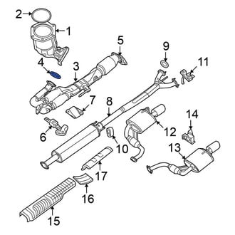 Nissan OE - Rear Exhaust Crossover Gasket