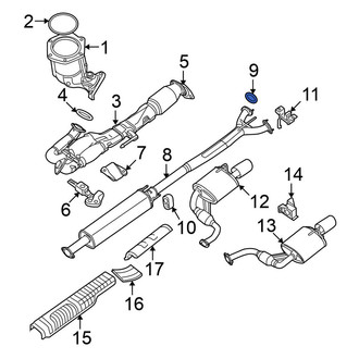 Nissan OE - Rear Exhaust Crossover Gasket