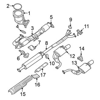 Nissan OE - Exhaust System - Exhaust Components