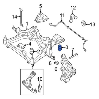 Nissan OE - Rear Engine Cradle Insulator