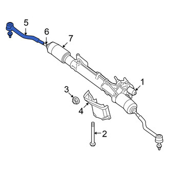 Nissan OE - Inner Steering Tie Rod End