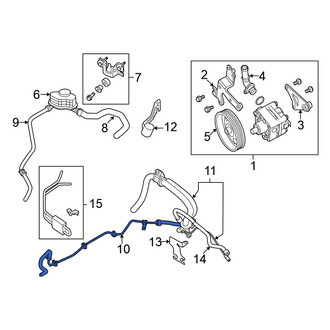 Nissan OE - Power Steering Pressure Hose