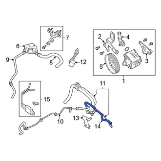Nissan OE - Power Steering Return Hose