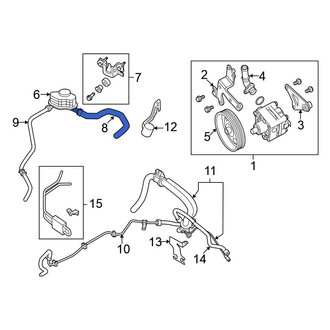 Nissan OE - Power Steering Return Hose