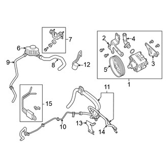Nissan OE - Steering Gear & Linkage - Pump & Hoses