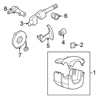 Nissan OE - Steering Column - Shroud, Switches & Levers