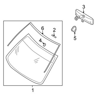 Nissan OE - Windshield - Glass