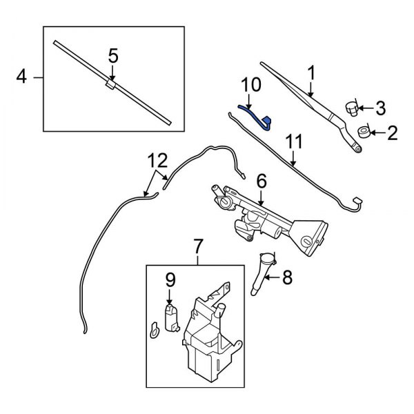 Windshield Washer Nozzle