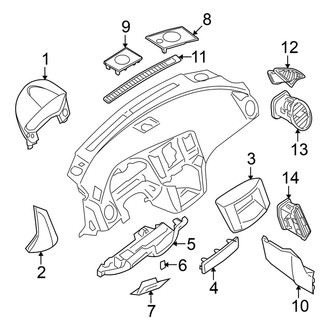 Nissan OE - Instrument Panel Components