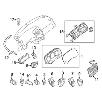 Nissan OE - Instrument Panel - Cluster & Switches