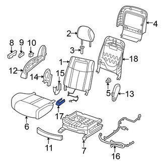 Nissan OE - Front Left Seat Track Cover