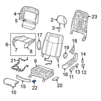 Nissan OE - Front Left Forward Seat Track Cover