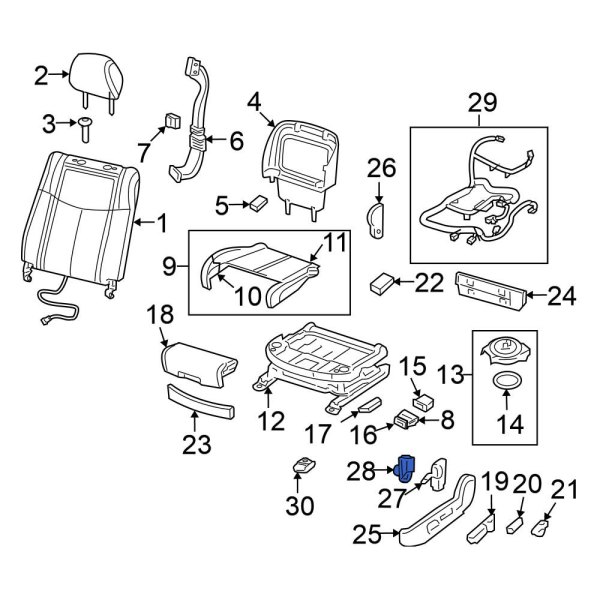 Seat Hinge Cover