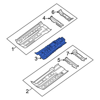 Nissan OE - Front Inner Floor Pan