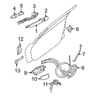 Nissan OE - Front Door - Lock & Hardware