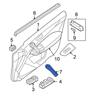 Nissan OE - Rear Outer Exterior Door Handle Cover