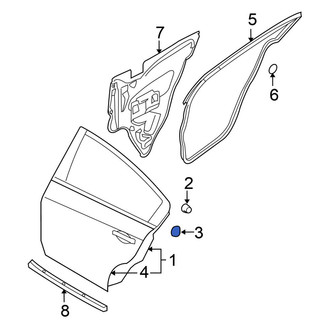 Nissan OE - Front Door Plug