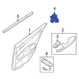 Nissan OE - Rear Door Window Switch