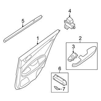 Nissan OE - Rear Door - Interior Trim