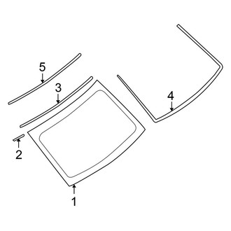 Nissan OE - Back Glass - Glass