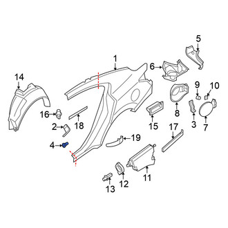 Nissan OE - Uniside Nut