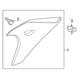 Nissan OE - Quarter Panel - Interior Trim