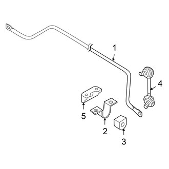 Nissan OE - Rear Suspension - Stabilizer Bar & Components