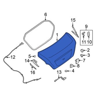 Nissan OE - Rear Deck Lid