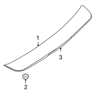 Nissan OE - Trunk Lid - Spoiler