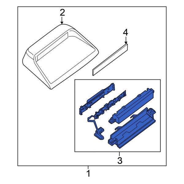 Nissan OE 26595JB10A Center High Mount Stop Light Bulb