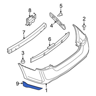 Nissan OE - Rear Left Valance Panel