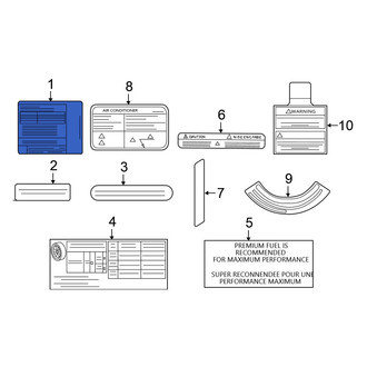 Nissan OE - Emission Label