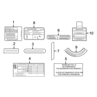 Nissan OE - Information Labels - Labels
