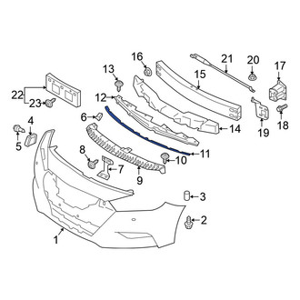Nissan OE - Front Bumper Cover Insulator