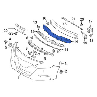 Nissan OE - Front Bumper Impact Absorber