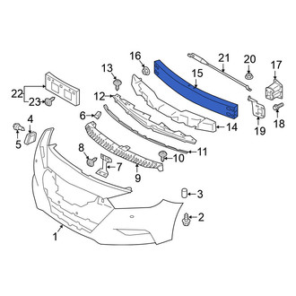 Nissan OE - Front Bumper Impact Bar
