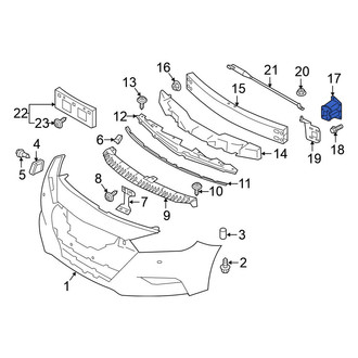 Nissan OE - Front Left Bumper Impact Bar Bracket