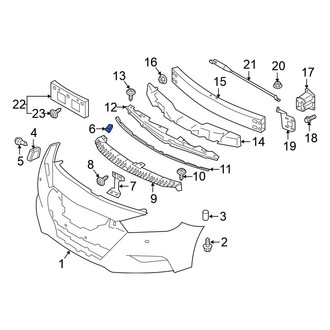 Nissan OE - Front Center Bumper Cover Bracket