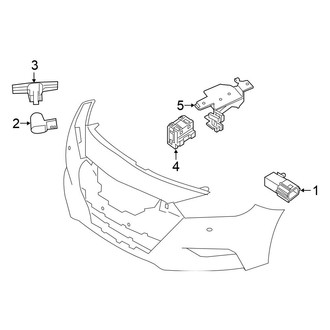 Nissan OE - Front Bumper & Grille - Electrical Components (Platinum / S / SL / SR / SV)