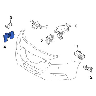 Nissan OE - Front Right Parking Aid Sensor Housing