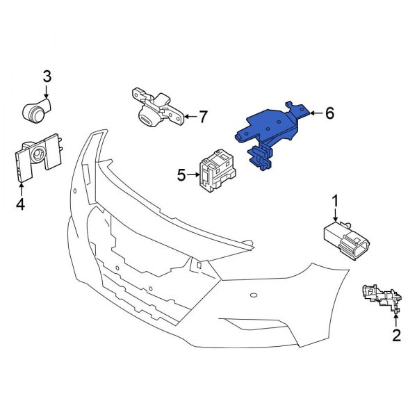 Cruise Control Distance Sensor Bracket