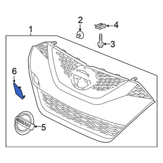 Nissan OE - Front Tow Eye Cap