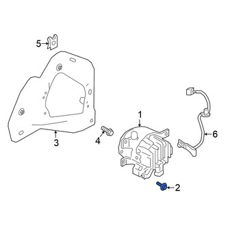 Nissan OE - Bumper Step Pad Screw