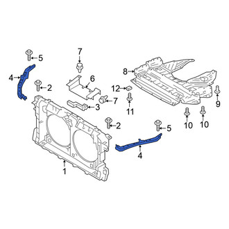 Nissan OE - Right Radiator Support Bracket