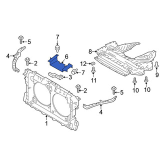 Nissan OE - Front Radiator Support Baffle