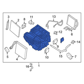 Nissan OE - HVAC Unit Case Assembly
