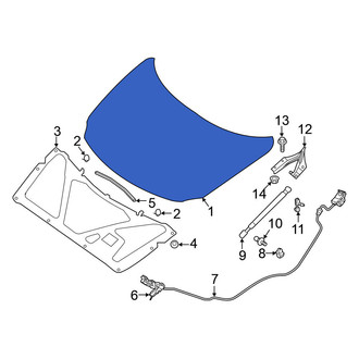 Nissan OE - Front Hood Panel