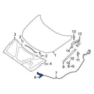 Nissan OE - Front Hood Latch
